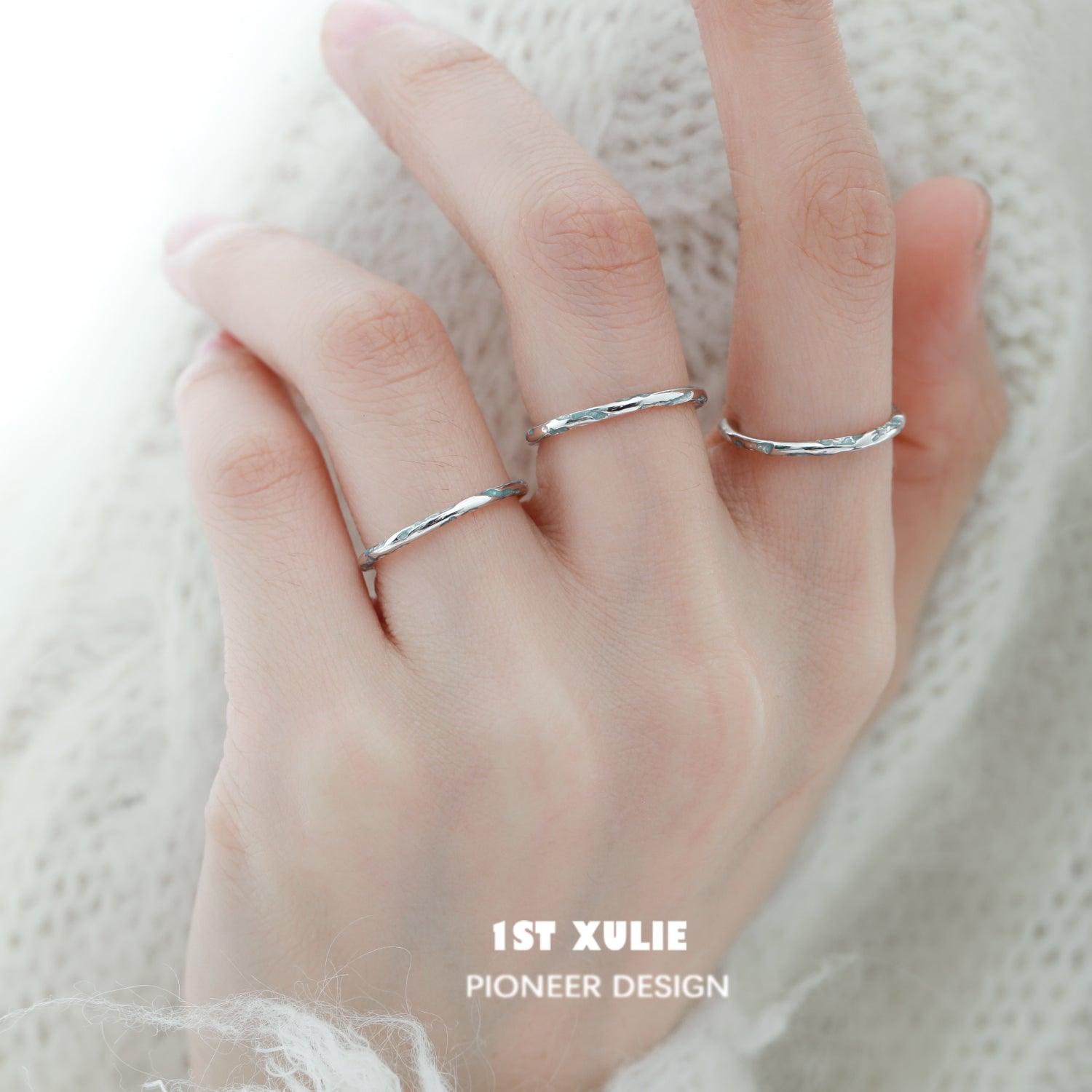 Sterling Silver Adjustable Opening Ring for Women - Elegant Stackable Band, Perfect for Everyday Wear, Gifts & Special Occasions