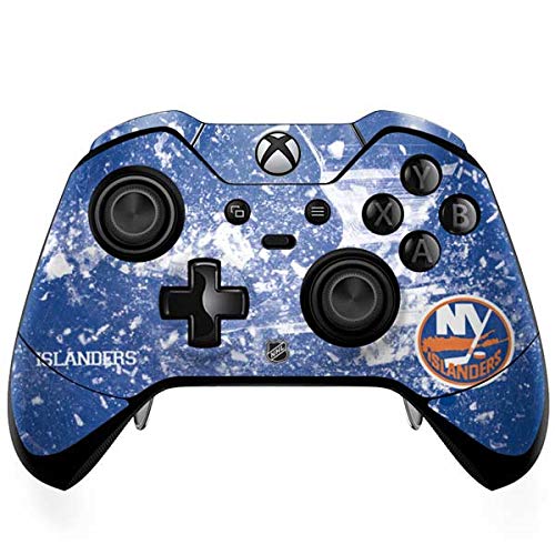 Officially Licensed NHL New York Islanders Frozen Gaming Skin Decal for Xbox One Elite Controller - Custom Protective Cover for Enhanced Gaming Experience