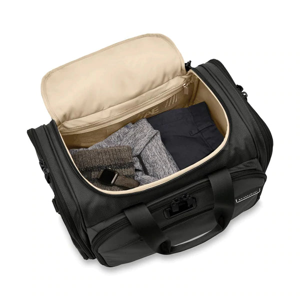 Briggs & Riley Baseline Underseat Duffle Bag - Compact Carry-On Luggage for Air Travel, Business Trips & Weekend Getaways | Perfect Under Airplane Seat Storage