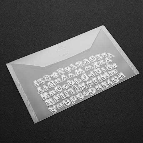 10-Piece Set of 15x25.2cm Clear Plastic Storage Bags for Cutting Dies, Stamps & Embossing - Organizer Holders for DIY Scrapbooking & Craft Albums - Perfect for Craft Room, Office & Home Organization