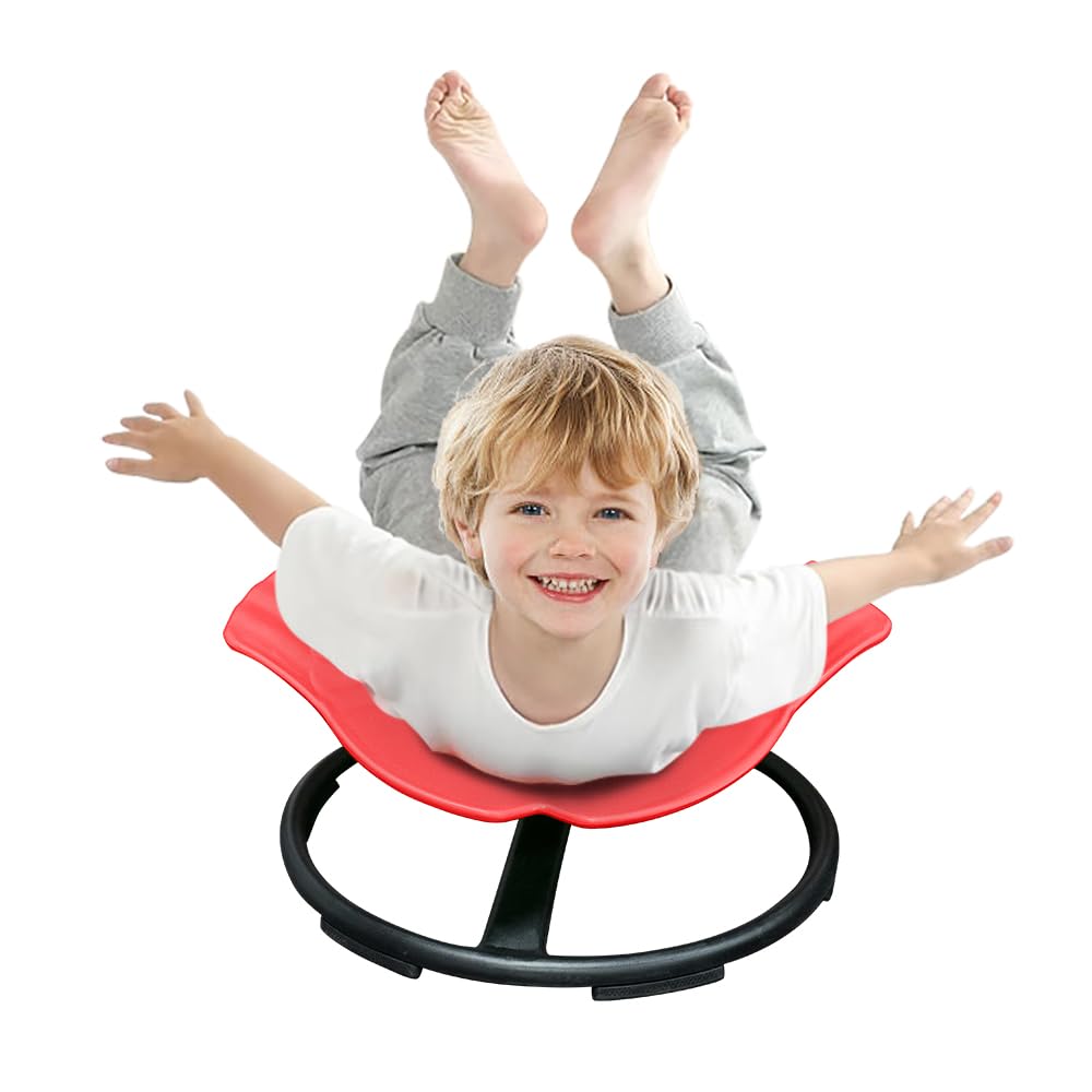 Kids Swivel Chair - Spinning Play Equipment for Sensory & Grip Training | ADHD & Autism Friendly Sit and Spin Toy for Home, School & Therapy Centers | Ages 3-9 | Perfect for Playrooms, Classrooms & Sensory Integration Activities
