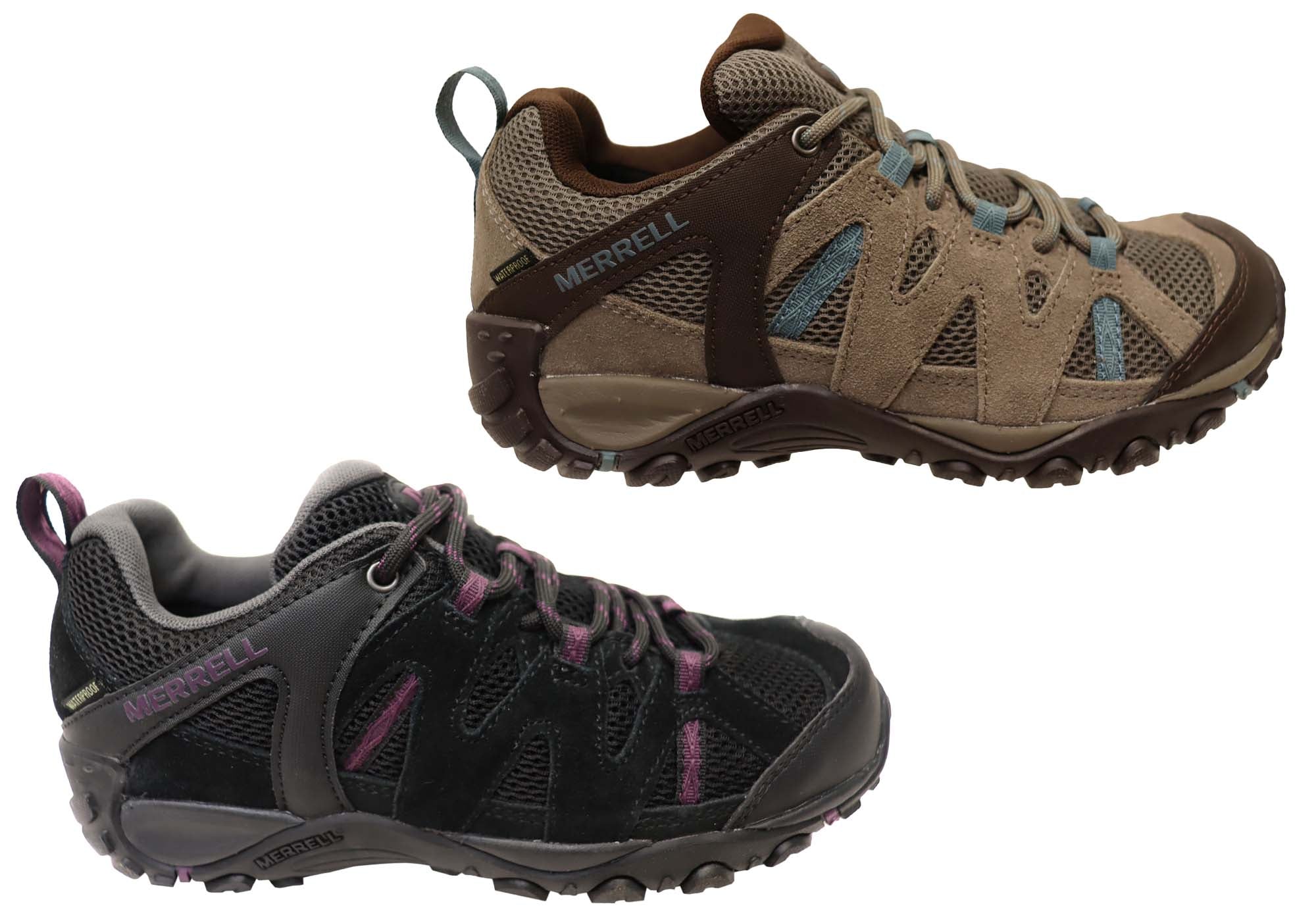Merrell Women's Deverta 2 Waterproof Hiking Shoes - Comfortable Leather Trail Boots for Outdoor Adventures, Backpacking & Mountain Trekking