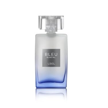 L'Bel Bleu Glacial Mini Perfume for Women - 10ml / 0.33 fl.oz Travel Size Fragrance - Fresh Floral Scent for Daily Wear, Office & Date Night