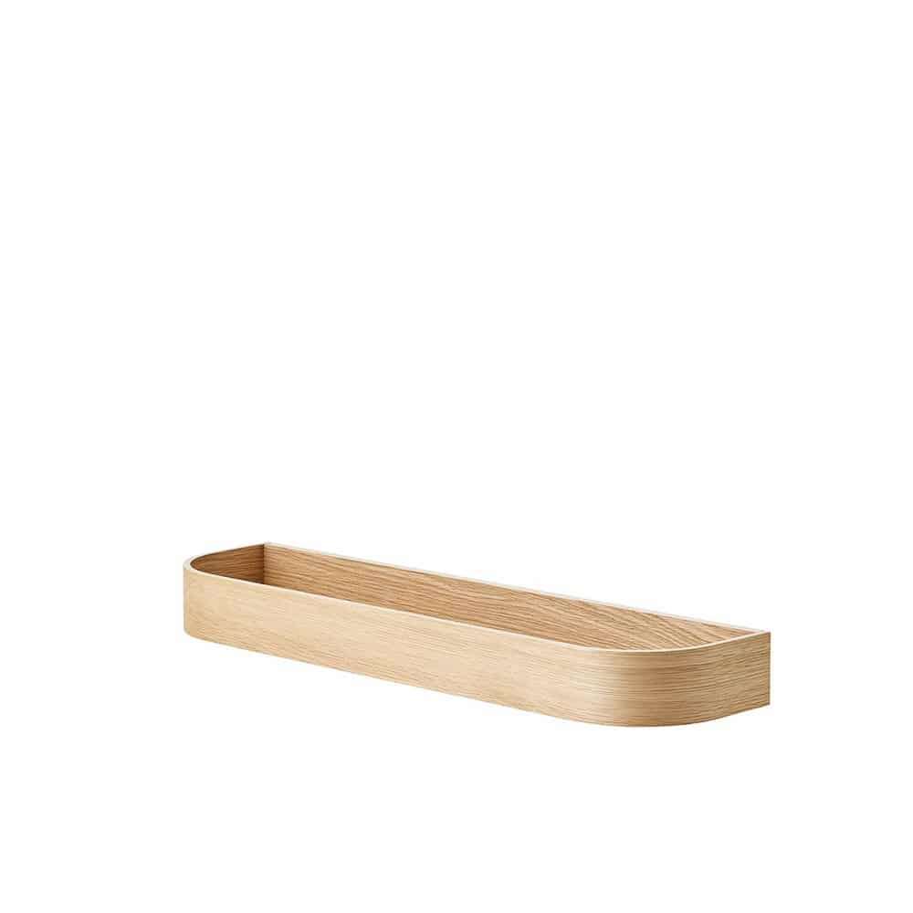 AUDO CPH Epoch Floating Wall Shelf - Natural Oak Wood - 2 Size Options - Perfect for Living Room, Bedroom & Office Storage Decor