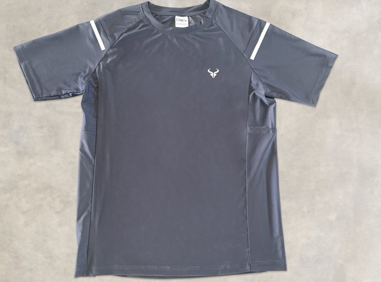 Cerus Grey Aura Men's T-Shirt - Soft Cotton Short Sleeve Casual Tee for Everyday Wear | Gym, Workout, Streetwear & Lounge Comfort