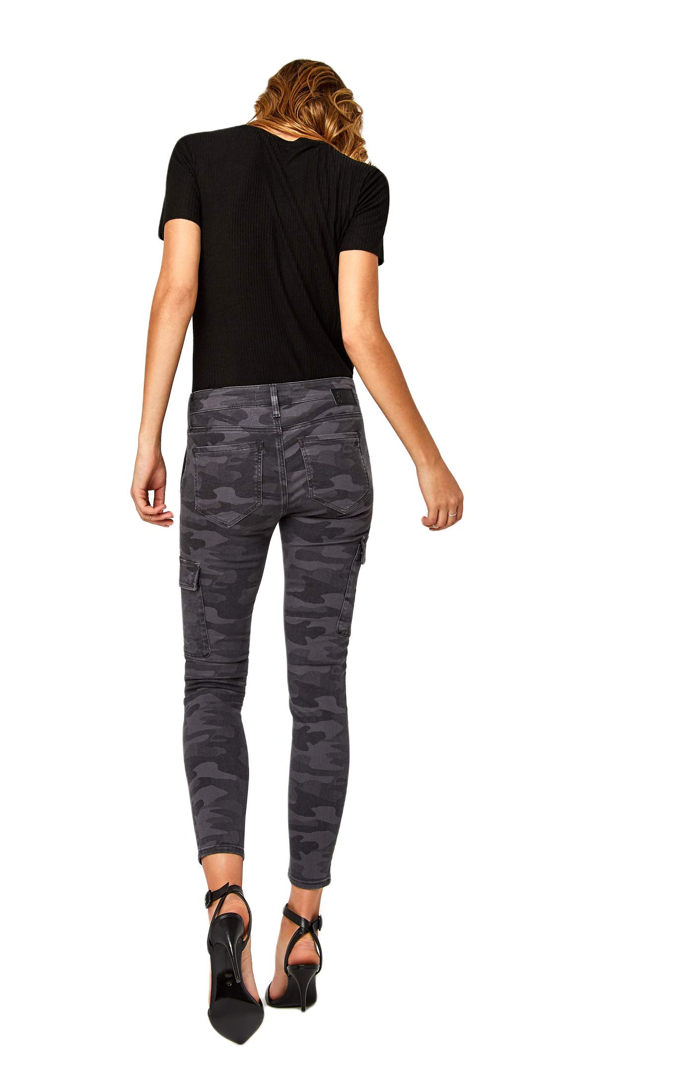 Mavi Women's Juliette Mid Rise Skinny Cargo Pants - Stylish Stretch Denim Pants for Women, Comfortable Skinny Fit with Functional Cargo Pockets | Perfect for Casual Outfits, Workwear & Outdoor Activities