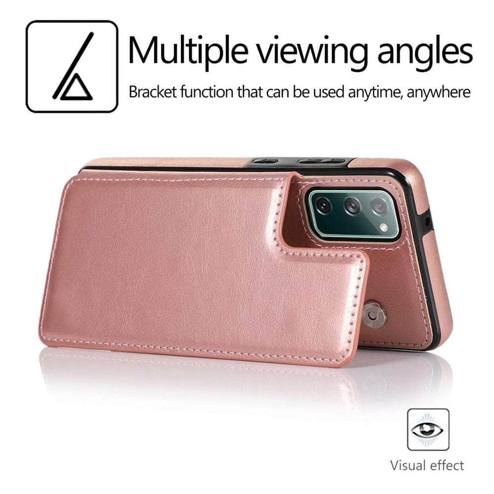 Samsung Galaxy S22 Ultra Flip Wallet Case - Premium Leather Cover with Card Holder & Stand for Daily Use & Travel