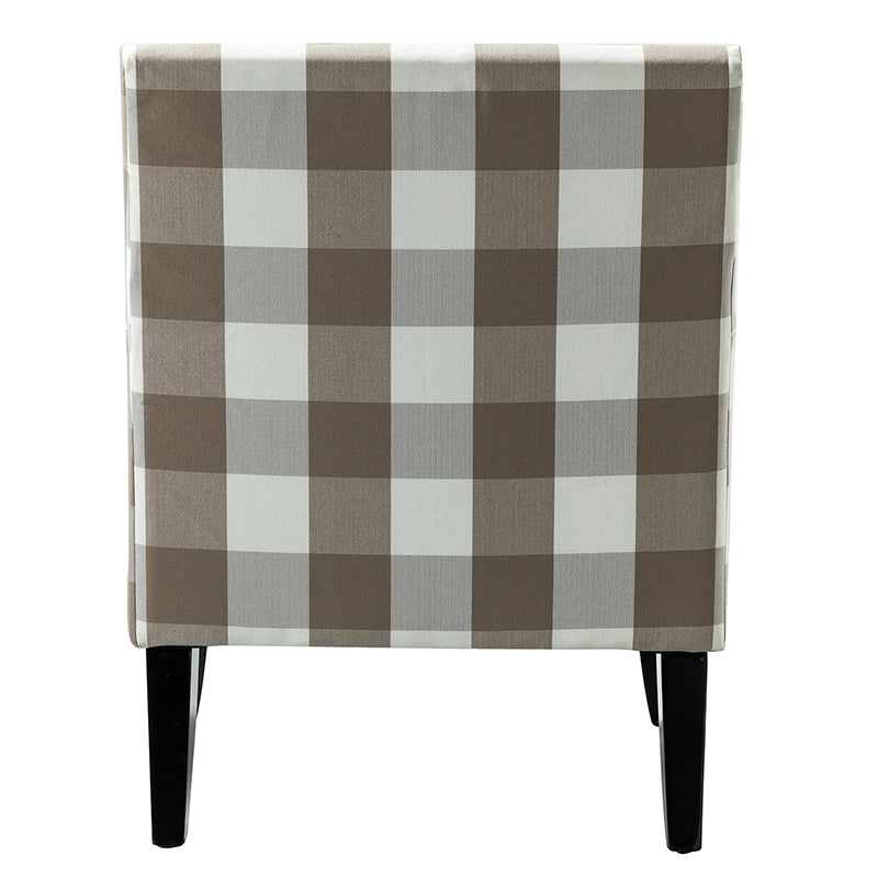 Bradley Armchair - Modern Accent Chair for Living Room, Bedroom & Office - Comfortable Upholstered Lounge Chair with Sturdy Wooden Legs - Perfect for Relaxing, Reading & Decorating Your Home