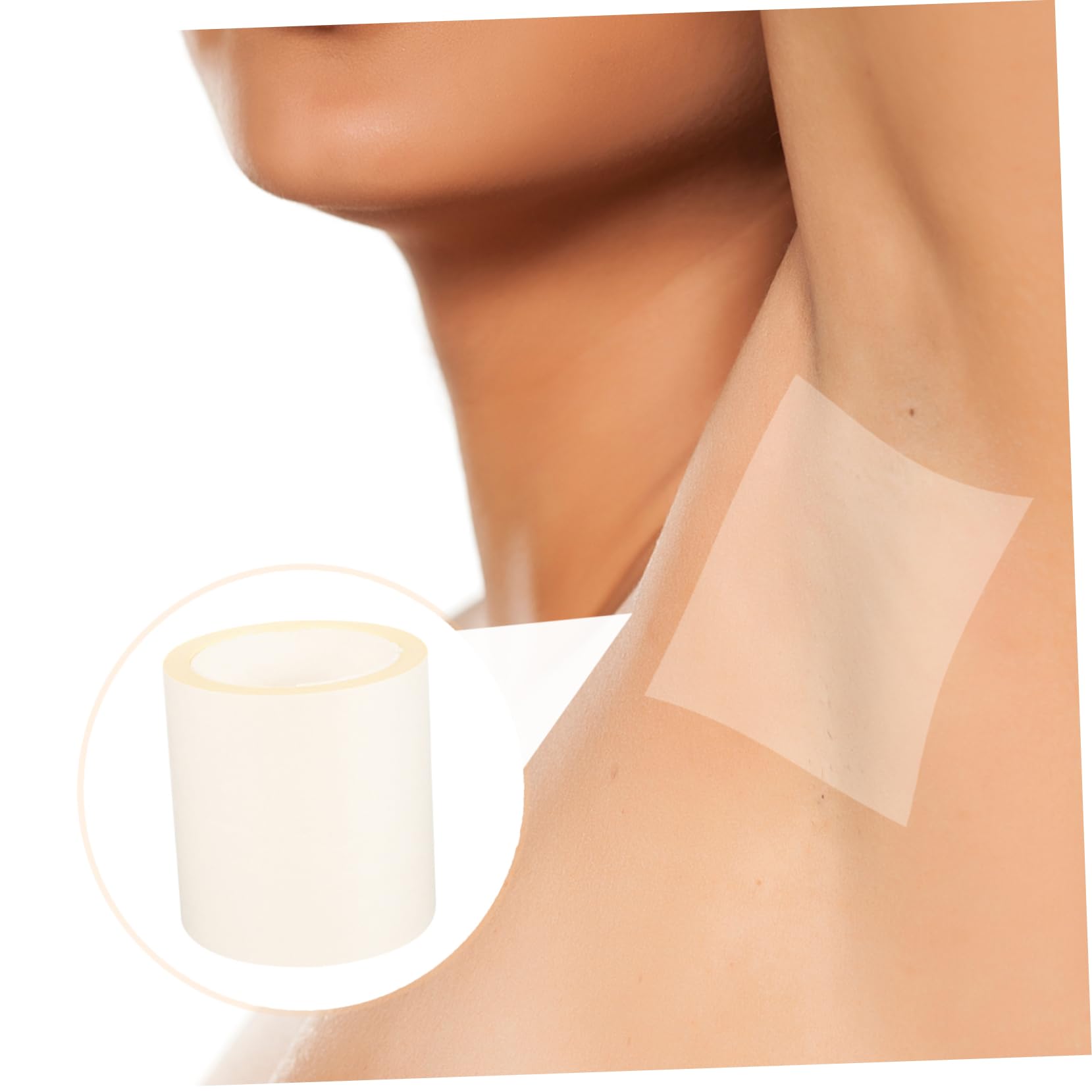 BESPORTBLE Sweatproof Stickers for Undershirts - Invisible Adhesive Patches for Men & Women - Stay Dry & Comfortable in Workouts, Sports & Daily Wear