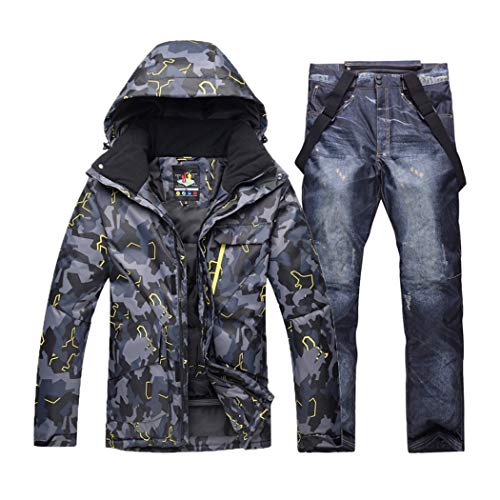 Dark Gray Camouflage Top + Black Pants