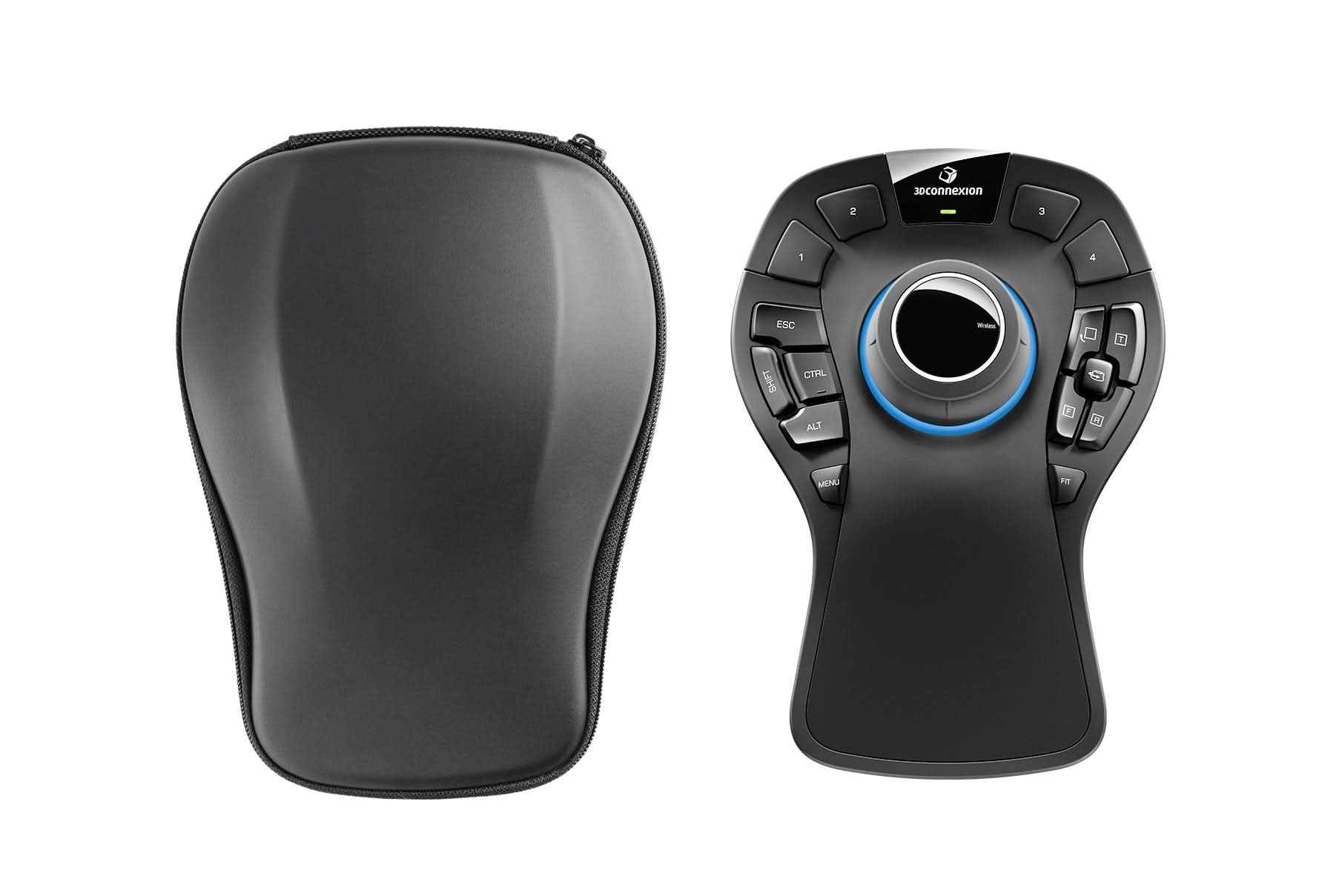 3Dconnexion SpaceMouse Pro Wireless 3D Mouse - 6DoF RF Wireless for CAD/CAM/3D Modeling - Perfect for Engineers, Architects & Designers