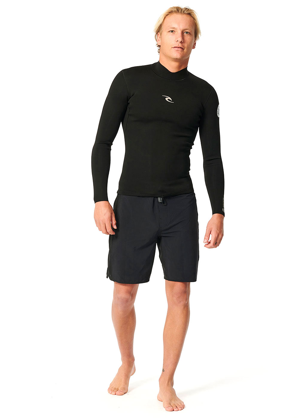 Rip Curl Men's Dawn Patrol 1.5mm FL Long Sleeve Wetsuit Jacket - Surfing, Diving & Water Sports Gear for Cold Water Protection