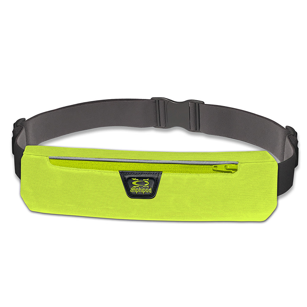 Amphipod AirFlow MicroStretch Plus Running Belt - Lightweight Hydration Pack for Marathon, Hiking & Outdoor Activities | Hands-Free Water Bottle Holder for Jogging, Cycling & Fitness