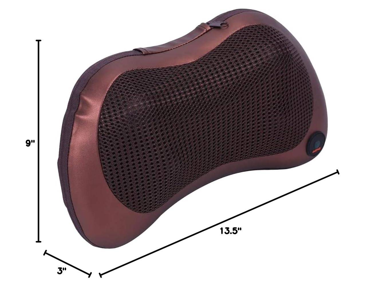 Shiatsu Neck and Back Massager with Heat - Deep Tissue Kneading Massage for Pain Relief - Perfect for Home, Office, and Car Use