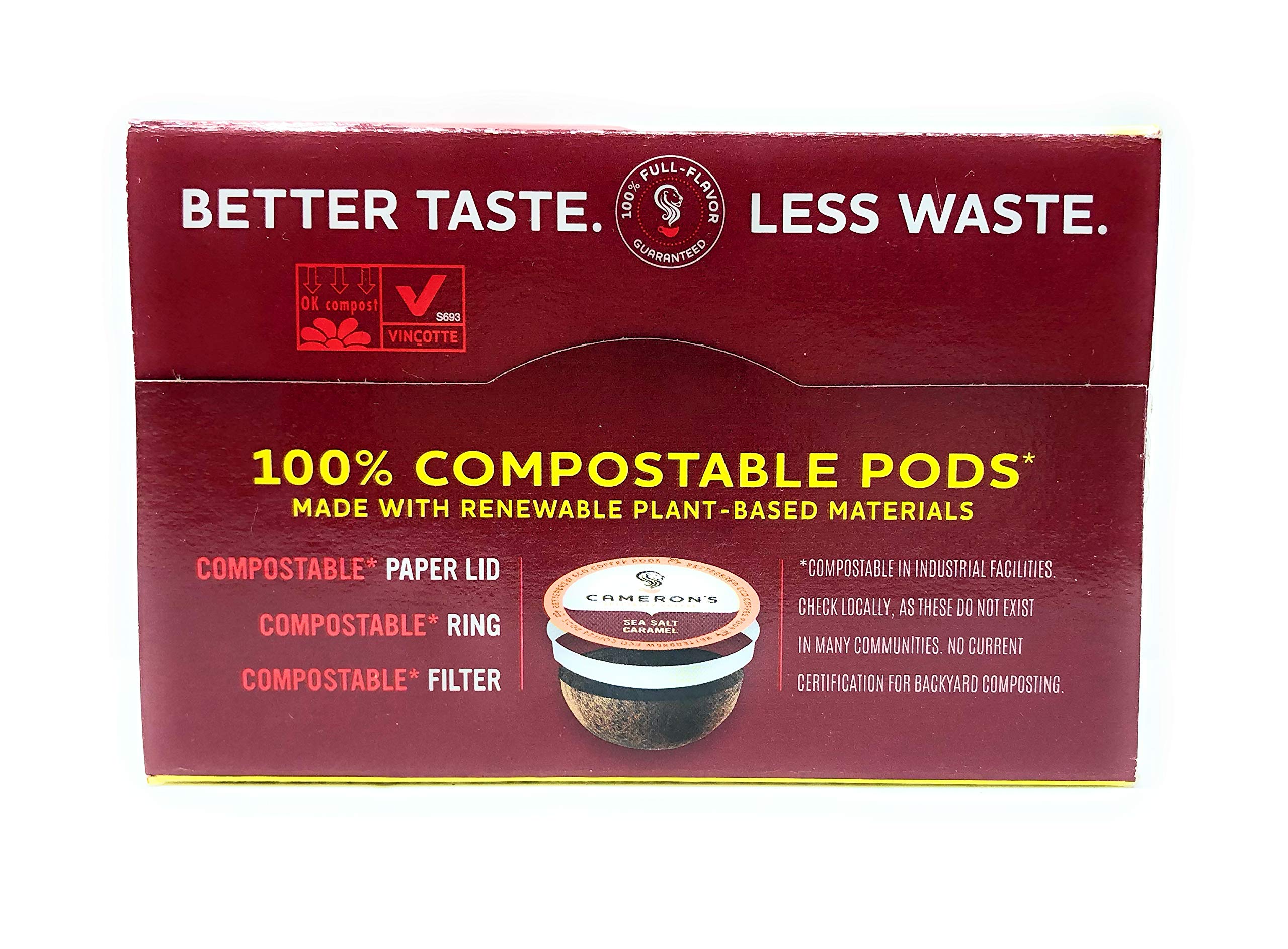 Premium Sea Salt Caramel Light Roast Coffee Pods - 12 Count Eco-Friendly K-Cups Compatible with Keurig Brewers | Perfect for Morning Brews, Office Coffee Breaks & Cozy Afternoon Moments