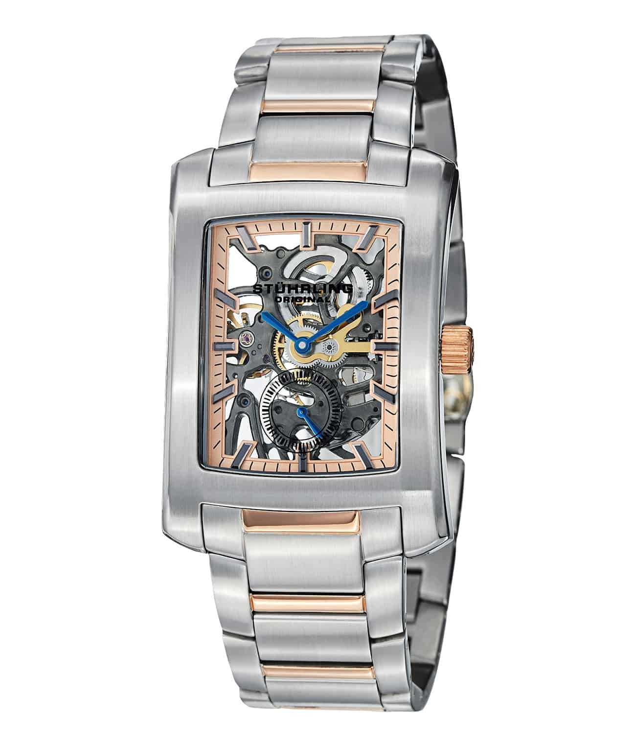 Gold Dial / Silver Case / Silver Stainless Steel Bracelet Deployant Buckle