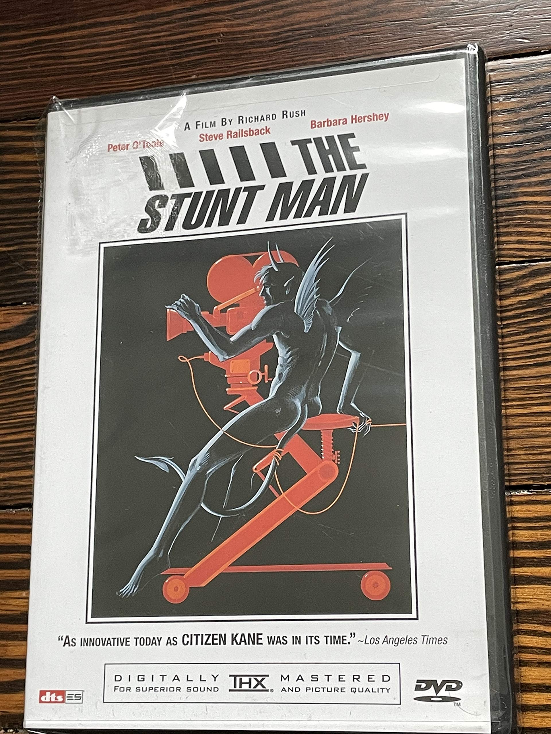 The Stunt Man [DVD] - Action-Packed Movie for Thrill Seekers & Film Enthusiasts - Perfect for Movie Nights & Home Theater Collections
