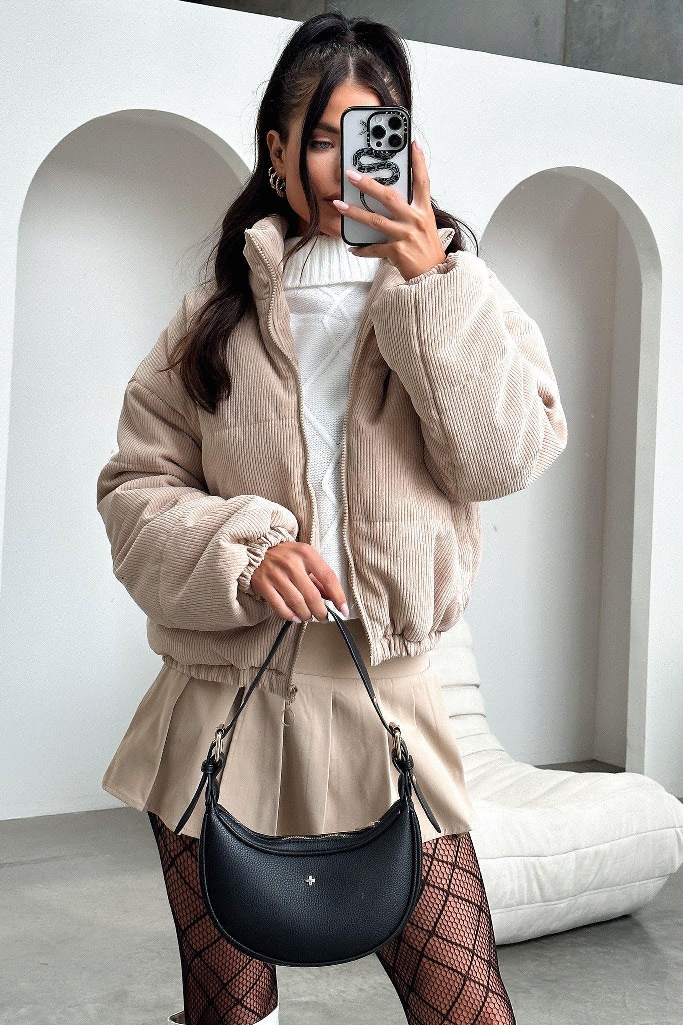 Henry Jacket Beige - Stylish & Comfortable Men's Outerwear for Fall & Winter | Perfect for Casual Outings & Outdoor Adventures