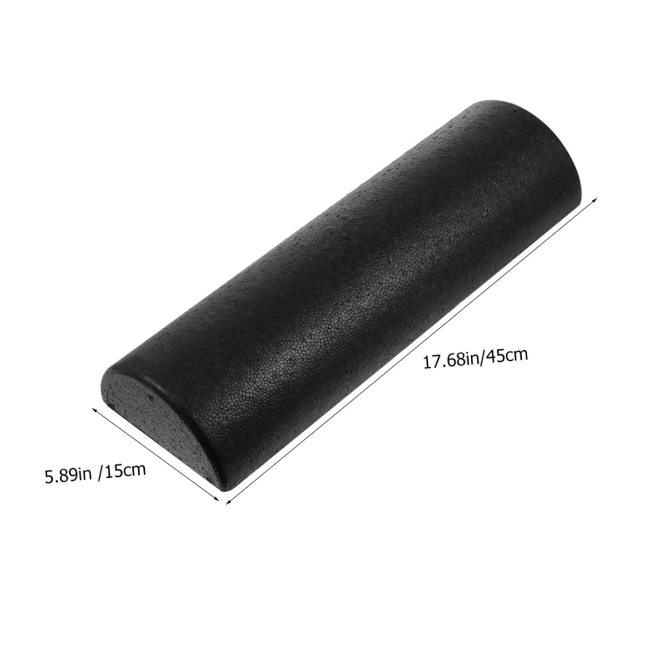 POPETPOP Yoga & Massage Roller Set - Half Foam Roller for Muscle Recovery, Semicircle Yoga Roller for Gym Equipment - Perfect for Home Workouts, Physical Therapy & Fitness Training