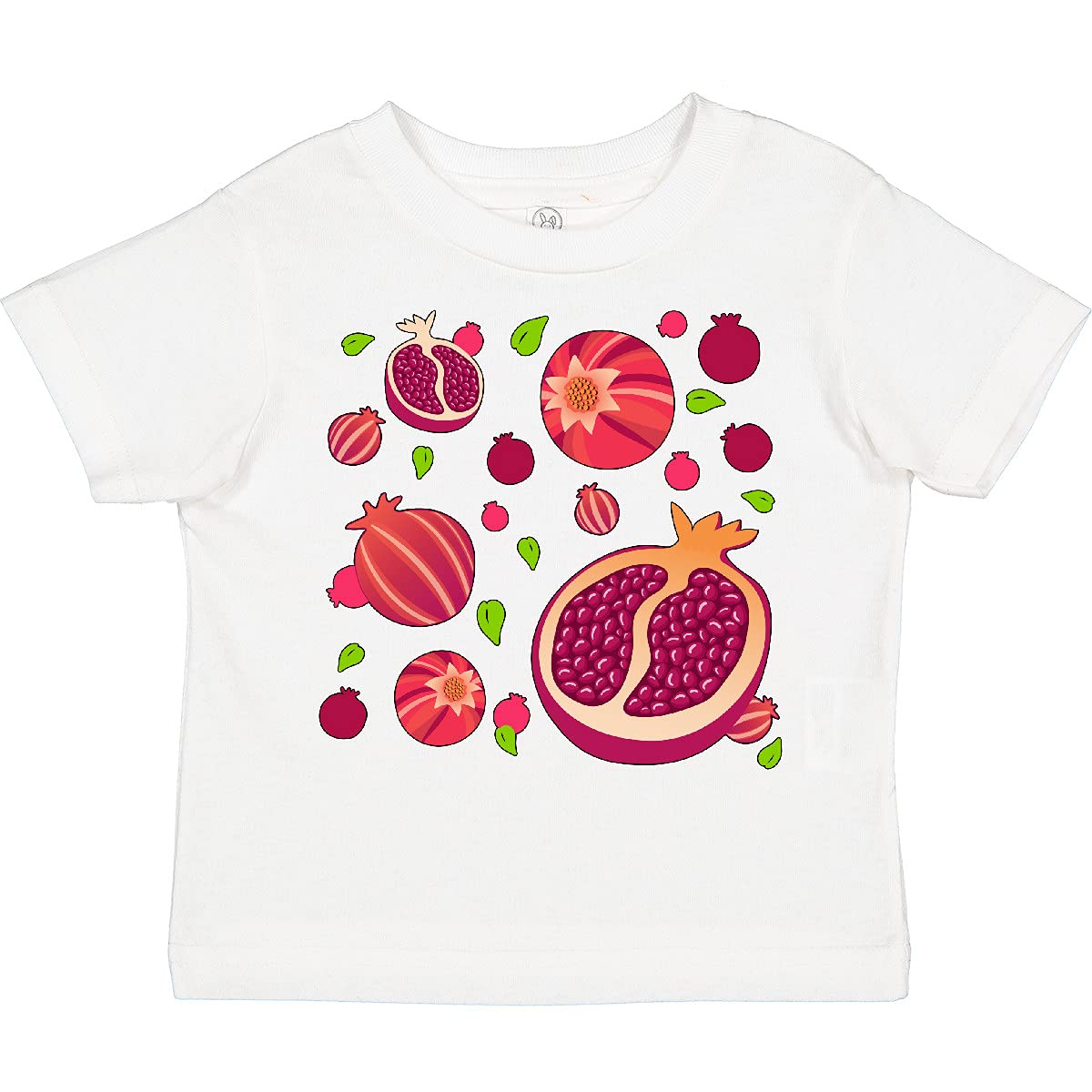 Inktastic Pomegranate Fruit Party Toddler T-Shirt - Cute Kids Graphic Tee for Birthday, Family Events & Playdates - Soft Cotton Toddler Boys Girls T-Shirts