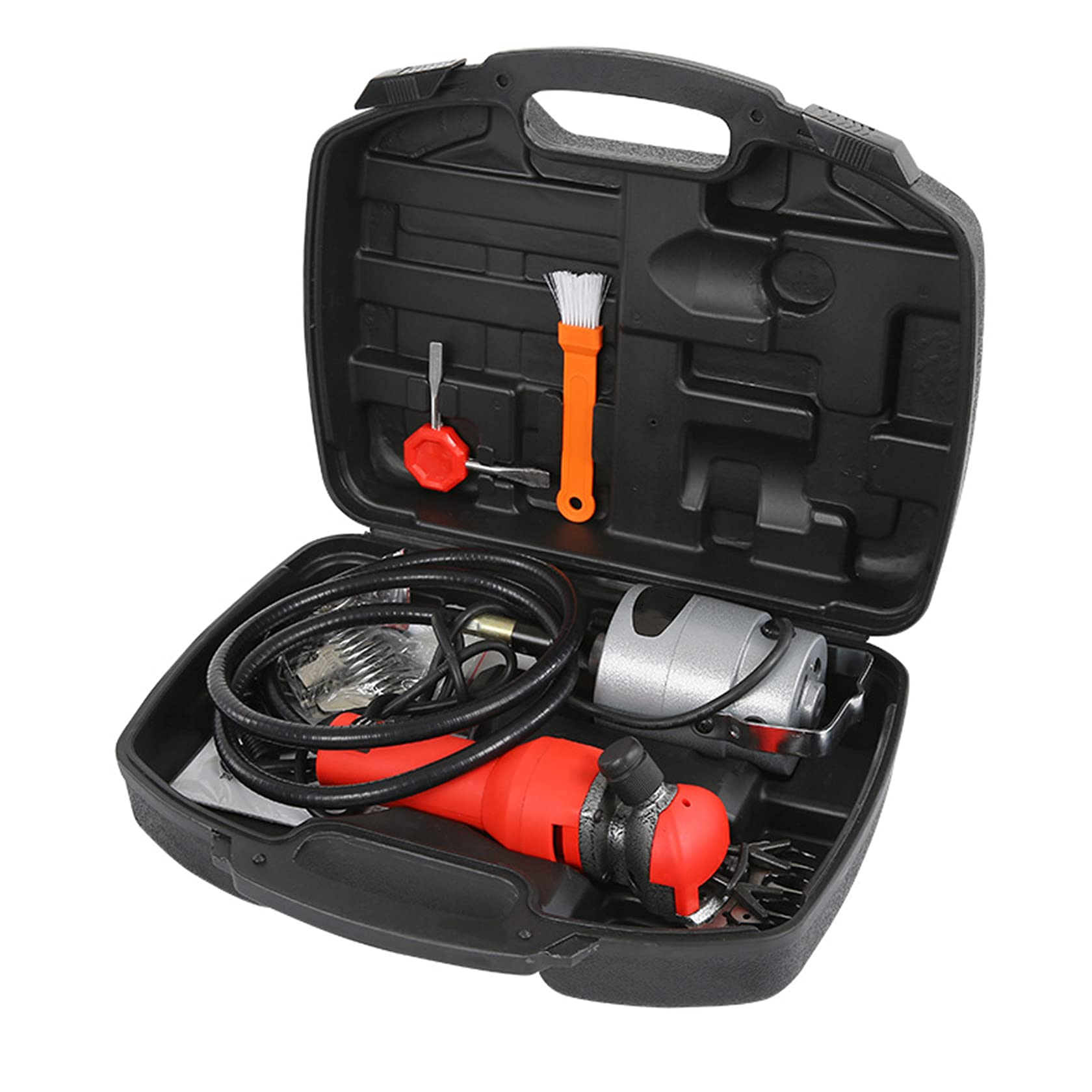 XXJF 6-Speed Professional Electric Sheep Shears - Cordless Pet & Livestock Grooming Clippers for Dogs, Cats, Sheep & Alpacas - Heavy Duty Fur Trimmer with Low Noise & Anti-Heat Blade - Perfect for Home Grooming, Farm Use & Professional Animal Care