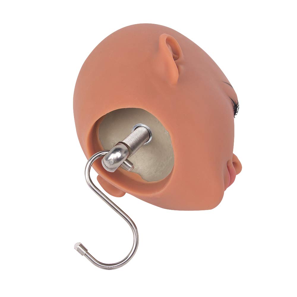 Durable Stainless Steel Doll S-Shaped Hooks 2-Pack - Perfect for Organizing Doll Clothes & Accessories in Playrooms or Display Cases