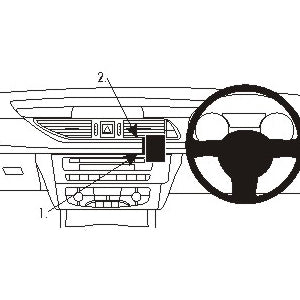 ClicOn No Holes Center Dash Mount for Audi A6 (2011-2018) - Secure Phone Holder for Hands-Free Navigation & Driving Safety