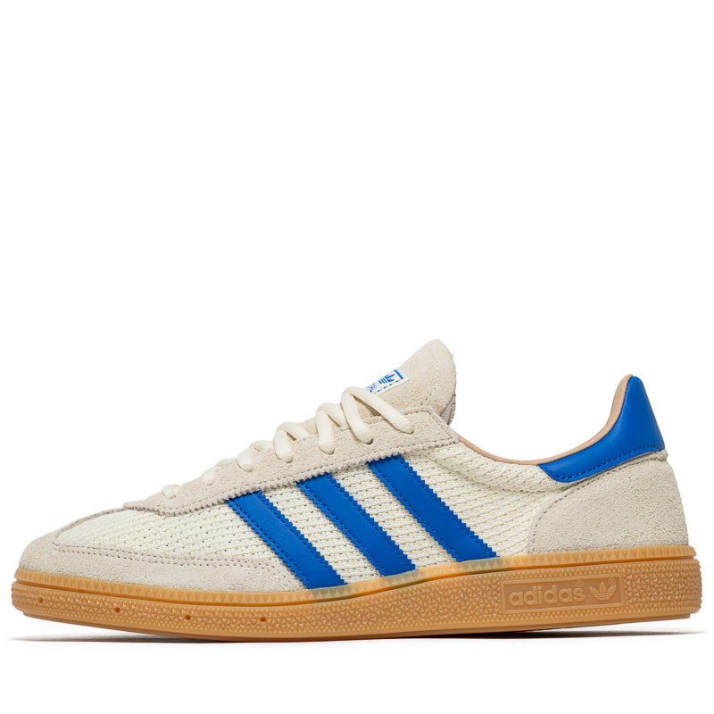 Adidas Handball Spezial Sneakers - White & Blue Retro Sports Shoes for Men | Classic Indoor & Outdoor Training, Casual Streetwear Fashion