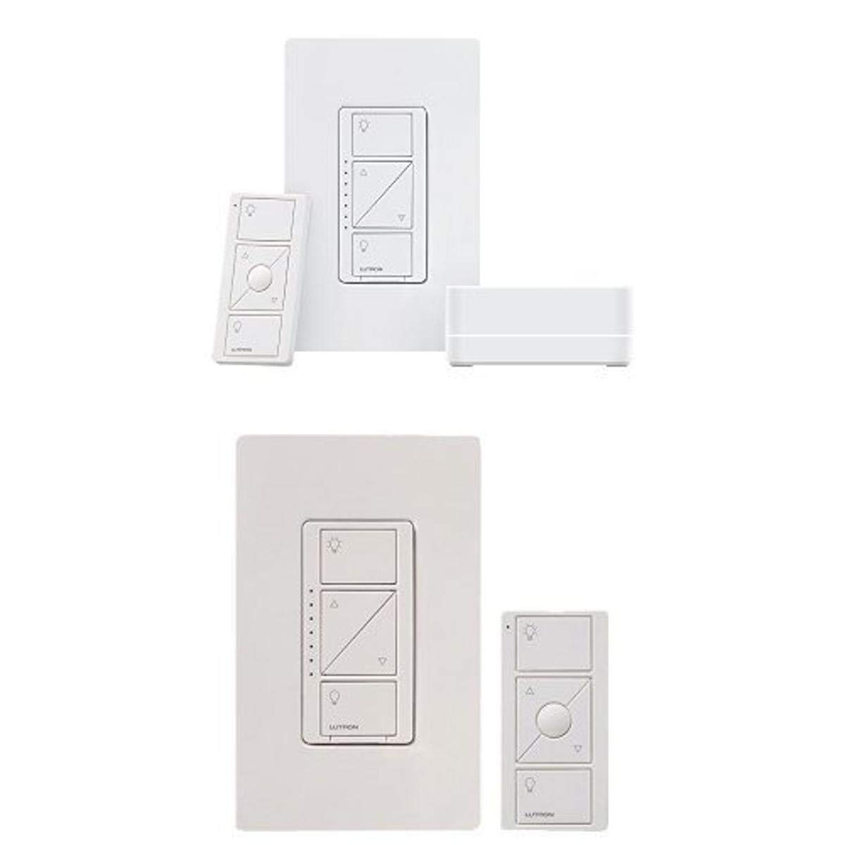 Lutron Caseta Wireless Smart Dimmer Kit - Alexa Compatible, Multi-Location In-Wall Dimmer with Pico Remote Control | Perfect for Smart Home Lighting Control & Room Automation