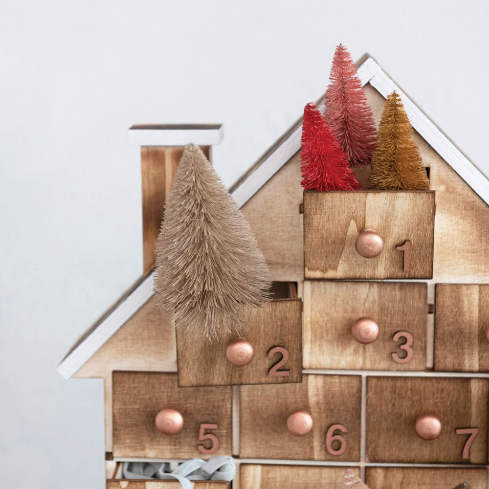 Creative Co Op Advent Calendar - 24 Days Countdown to Christmas with Fun Surprises | Perfect for Kids, Families & Holiday Decor