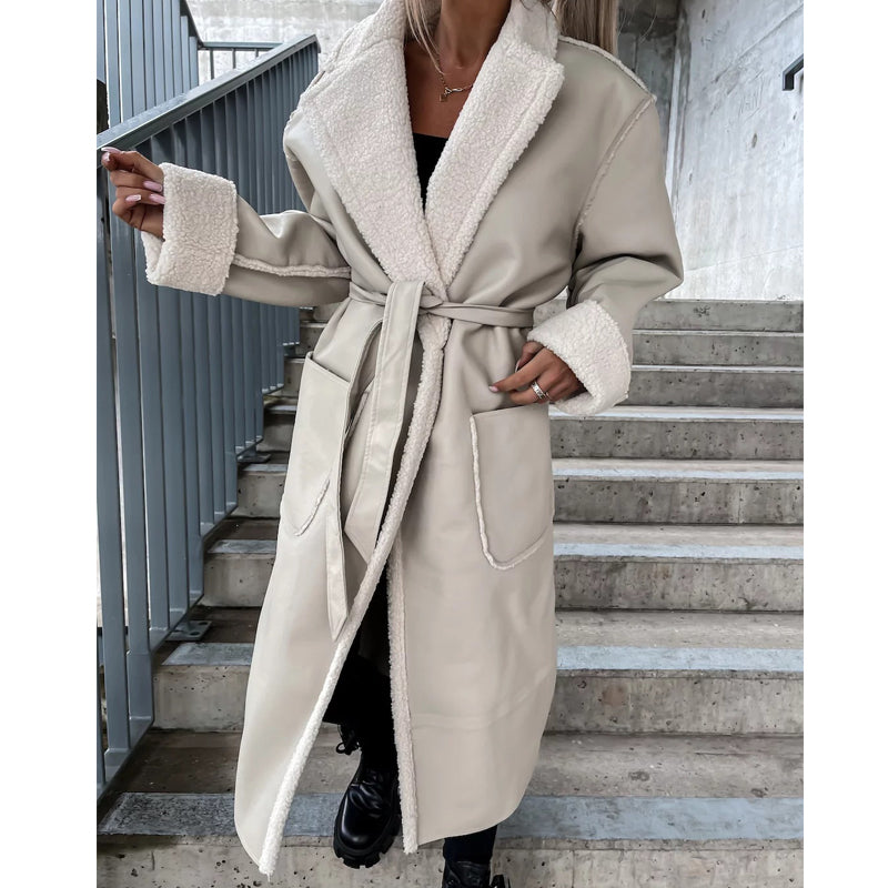 Premium Genuine Leather Jacket for Men & Women - Thickened Winter Coat with Loose Fit Fashion Style - Perfect for Outdoor Activities, Casual Wear & Cold Weather Protection