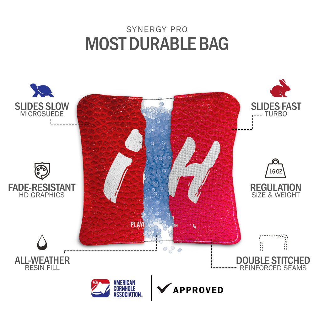 Ohio State Buckeyes Cornhole Bags - Premium Pro Game Day Bean Bags for Tailgating, Backyard Parties & Outdoor Events - Official College Team Logo Design