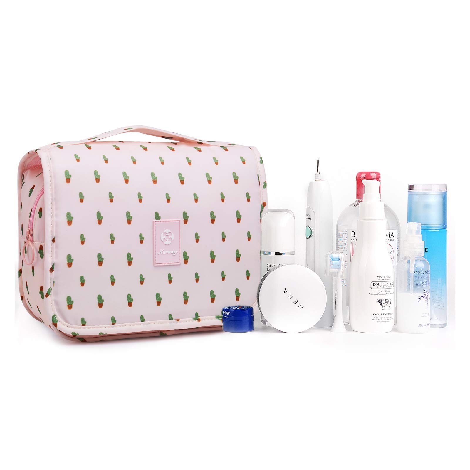 Waterproof Hanging Toiletry Bag for Travel - Cosmetic & Makeup Organizer for Women, Girls & Kids - Perfect for Camping, Gym & Airplane Trips