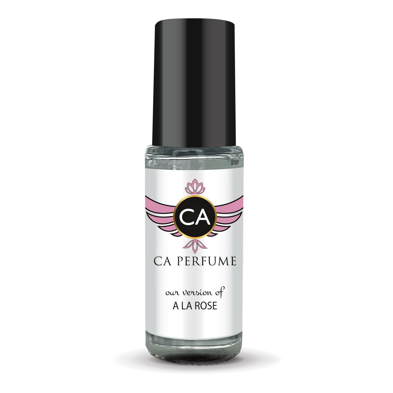 CA Perfume Impression of A La Rose - Women's Floral Fragrance Roll-On Body Oil (0.14 Fl Oz/4ml) | Long-Lasting Rose Scent for Date Nights & Special Occasions