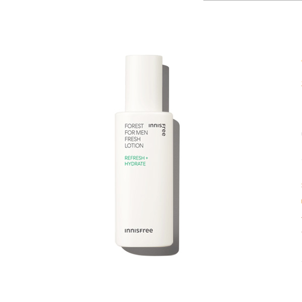 Innisfree Forest For Men Fresh Hydrating Lotion - Lightweight Moisturizer for Dry Skin, Natural Ingredients, Daily Face Care for Men - Perfect for Morning & Night Skincare Routine