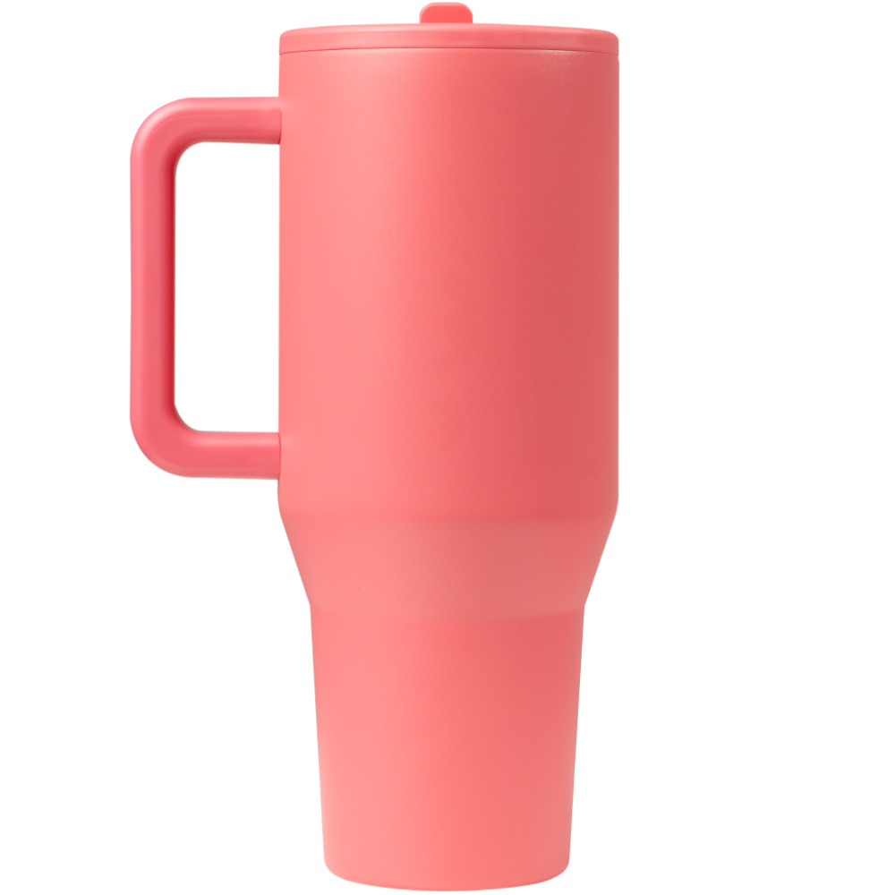 HydroJug 3L Large Water Bottle with Straw & Handle - Leakproof BPA-Free Salmon Color - Perfect for Gym, Hiking, and Outdoor Activities