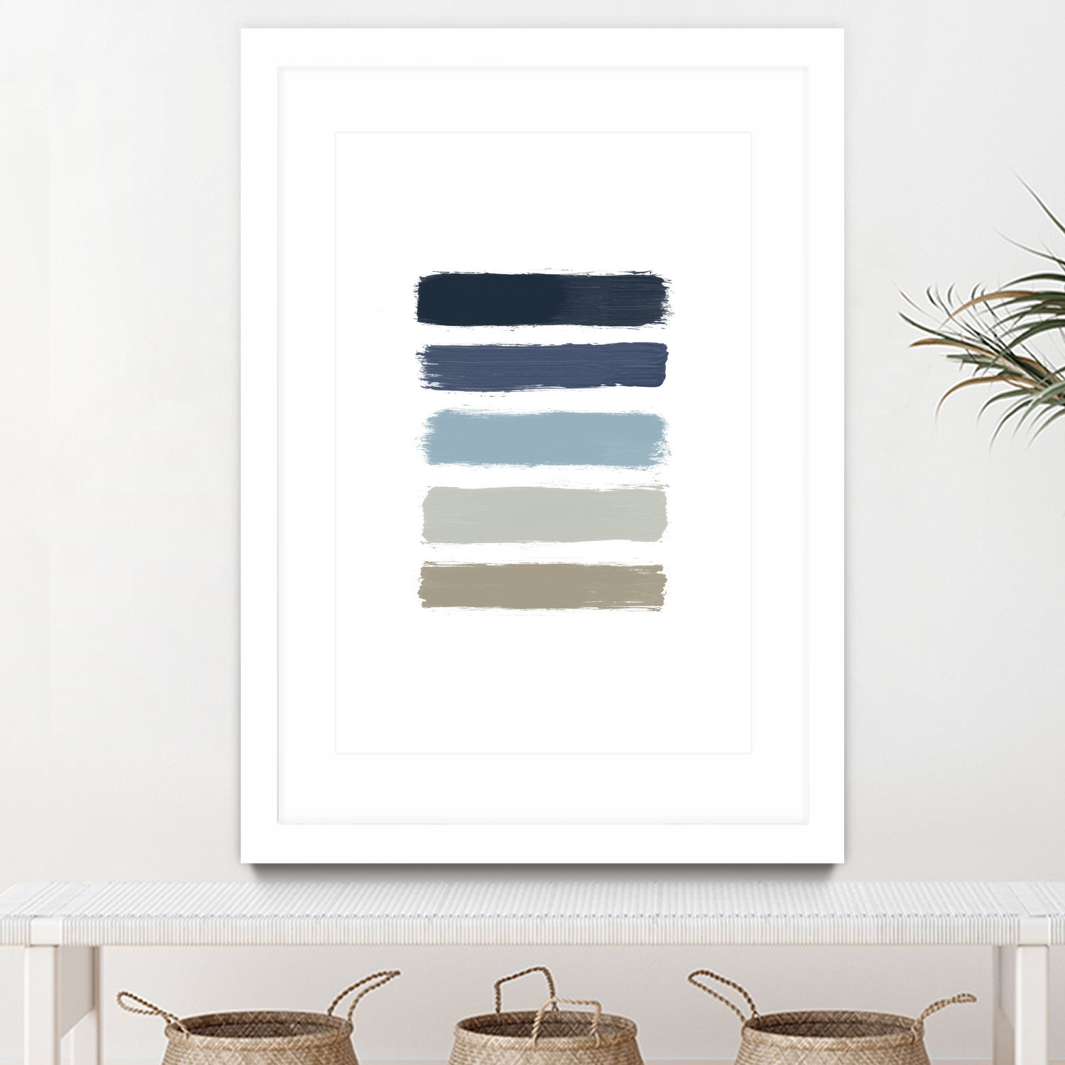 Blue & Taupe Stripes - Stylish Striped Pattern for Home Decor, Fashion & Accessories | Perfect for Bedding, Curtains, Clothing & More