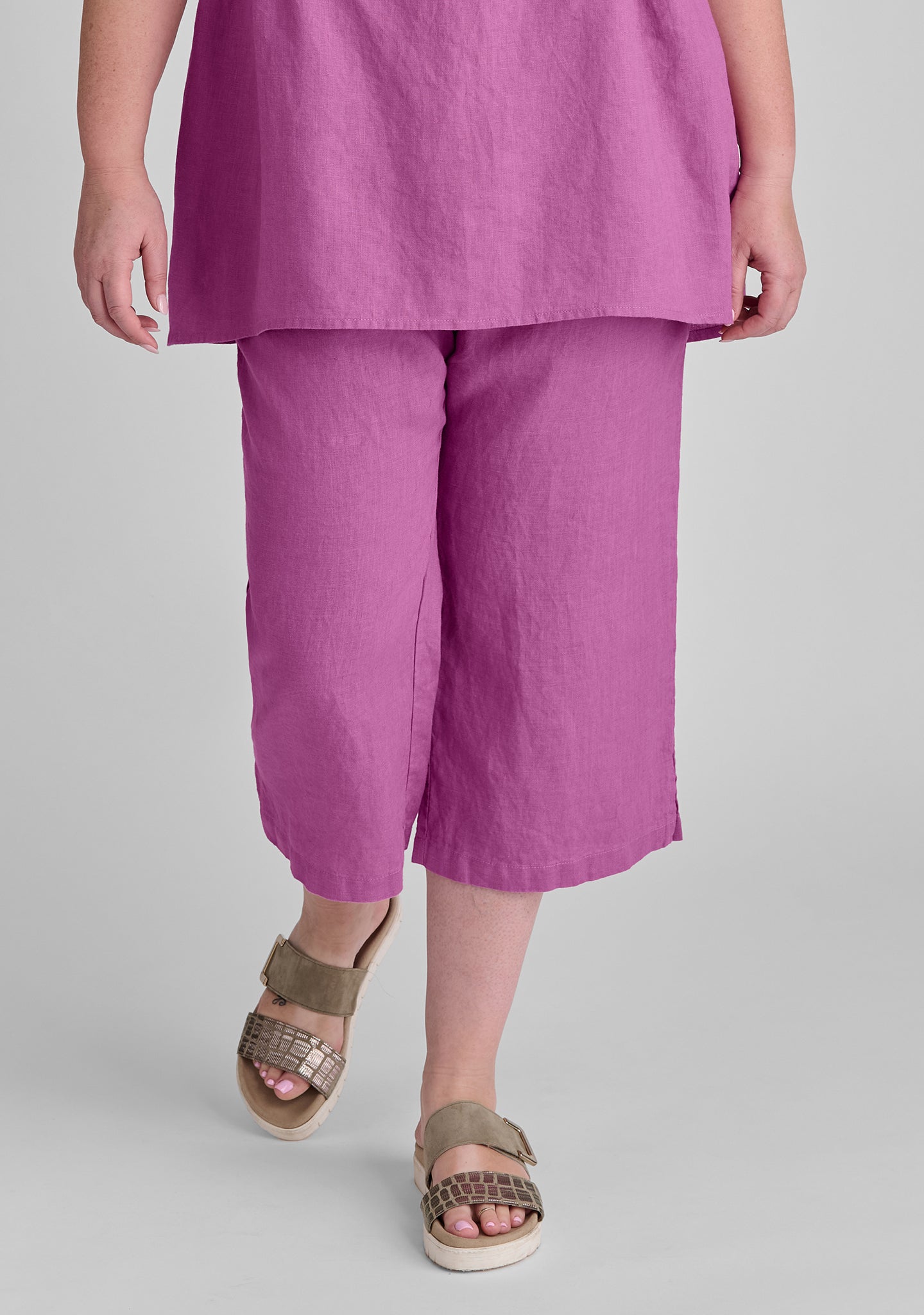 Comfortable Linen Pants with Elastic Waistband - Breathable & Stylish Push Out Pants for Women | Perfect for Summer, Travel & Casual Wear