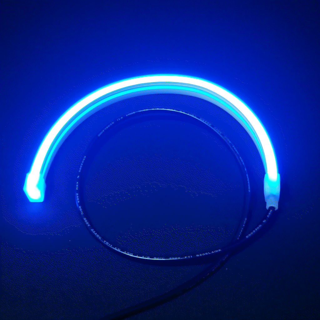 12V RGB LED Neon Flex Light Strip for Mercury 450 Outboard Cowling - Waterproof Boat Accent Lighting for Night Cruising & Marine Decoration