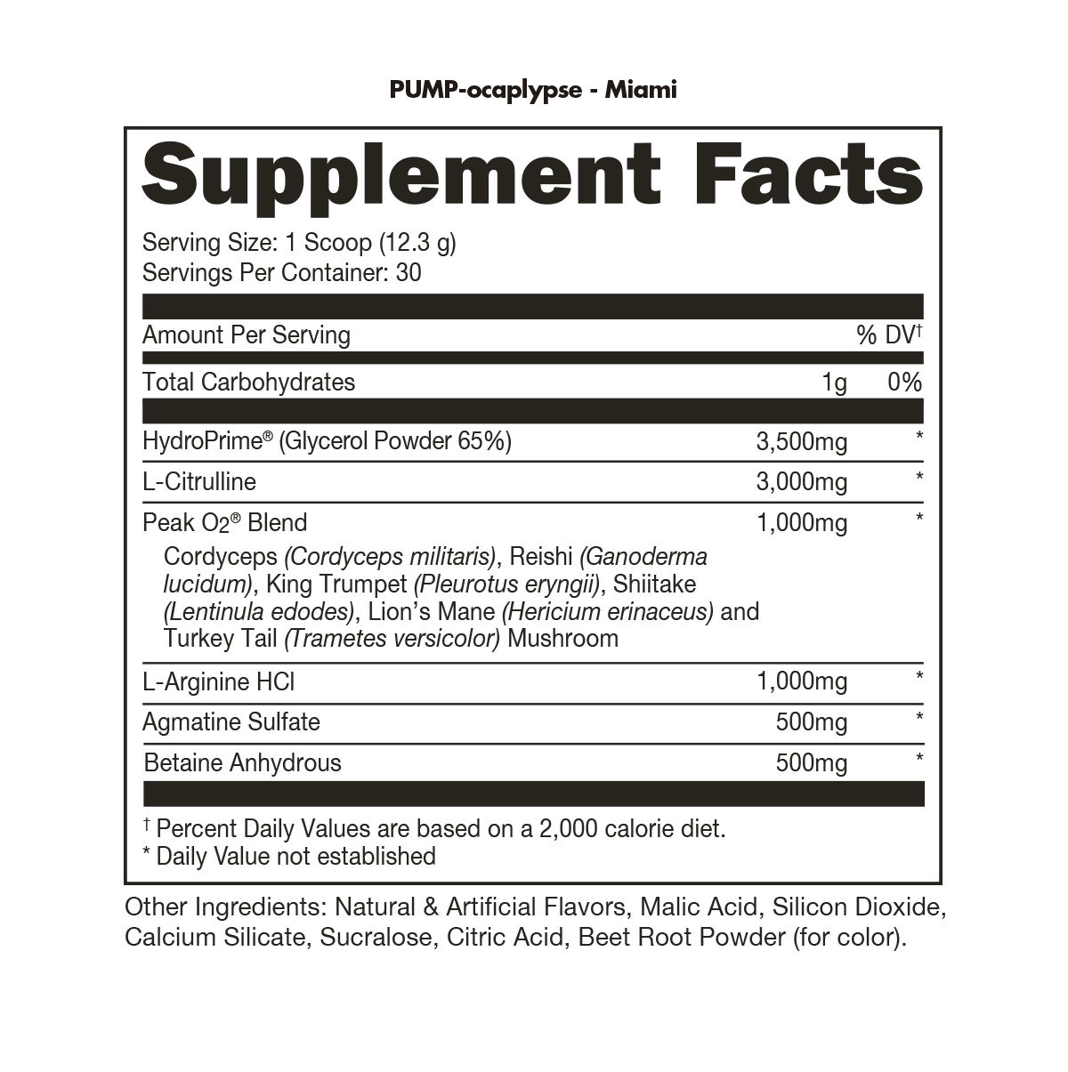 Bucked Up PUMP ocalypse 375g Pre Workout Powder - Energy & Focus Booster for Gym, Bodybuilding & Fitness Training