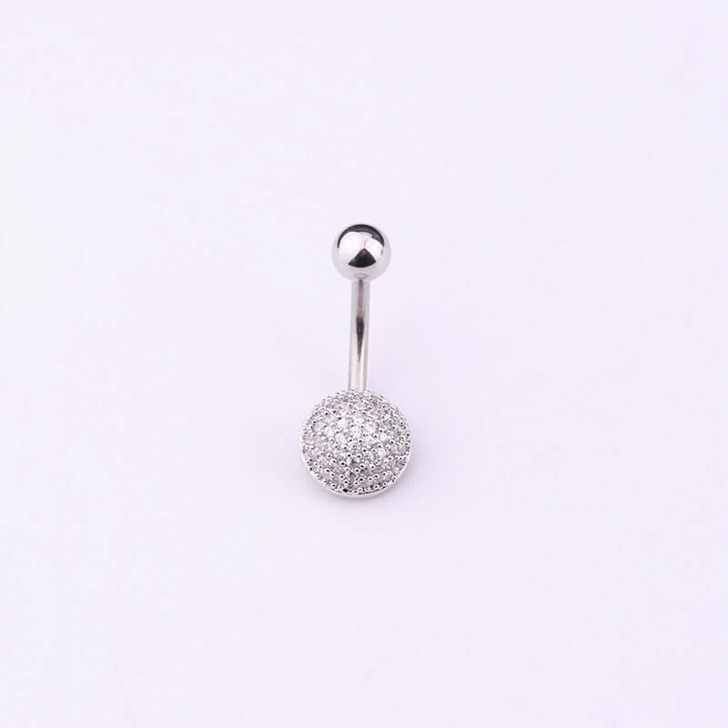 14G Dainty Heart Belly Button Ring - Gold Plated Surgical Steel Navel Piercing Jewelry for Women | ER8532 | Perfect for Everyday Wear, Beach Outfits & Summer Fashion