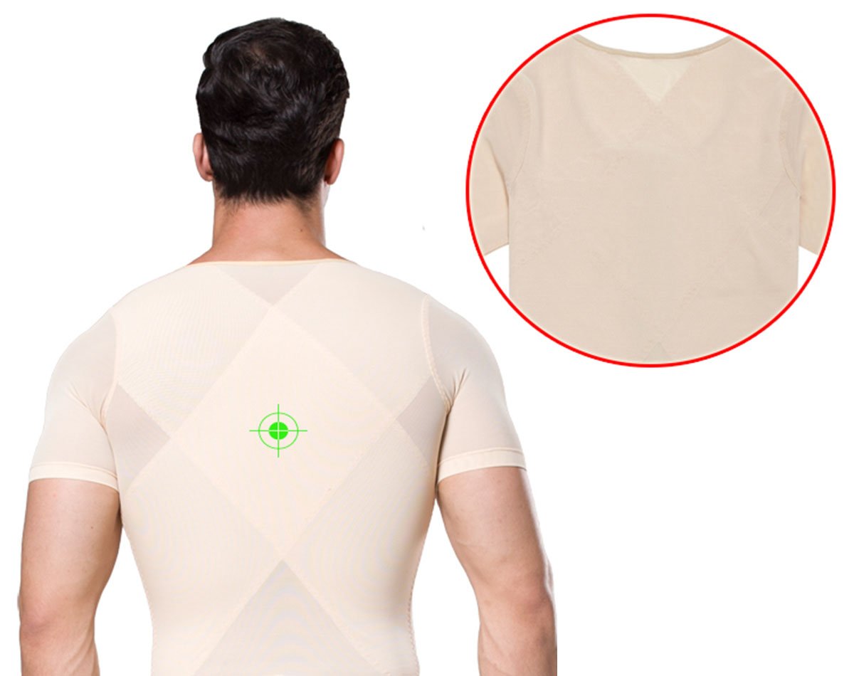 FEOYA Men's Slimming Body Shaper Tank Top - Zipper Tummy Control Compression Vest Undershirt for Weight Loss & Posture Support | Gym, Workout & Everyday Wear