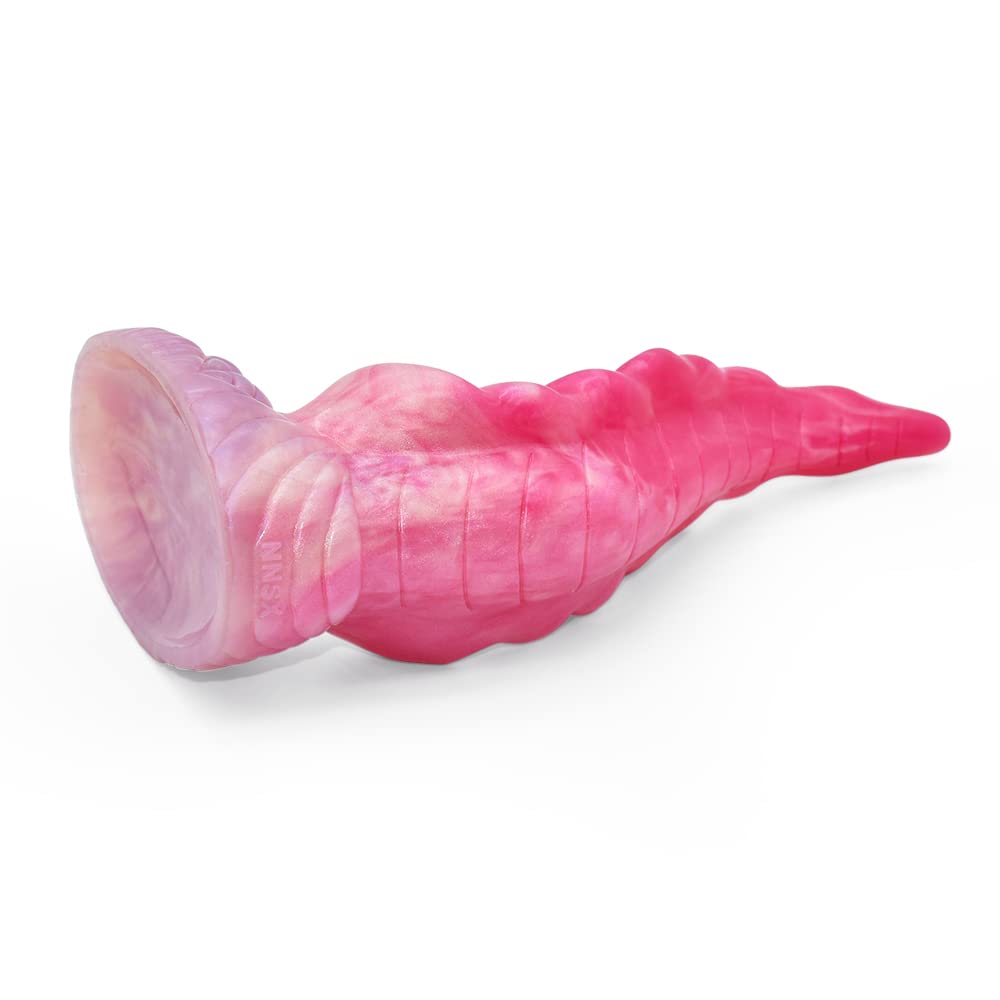 BeHorny Liquid Silicone Octopus Tentacle Dildo with Strong Suction Cup - Realistic Fantasy Sex Toy for Women & Couples - Perfect for Solo Play, BDSM, and Roleplay Scenes