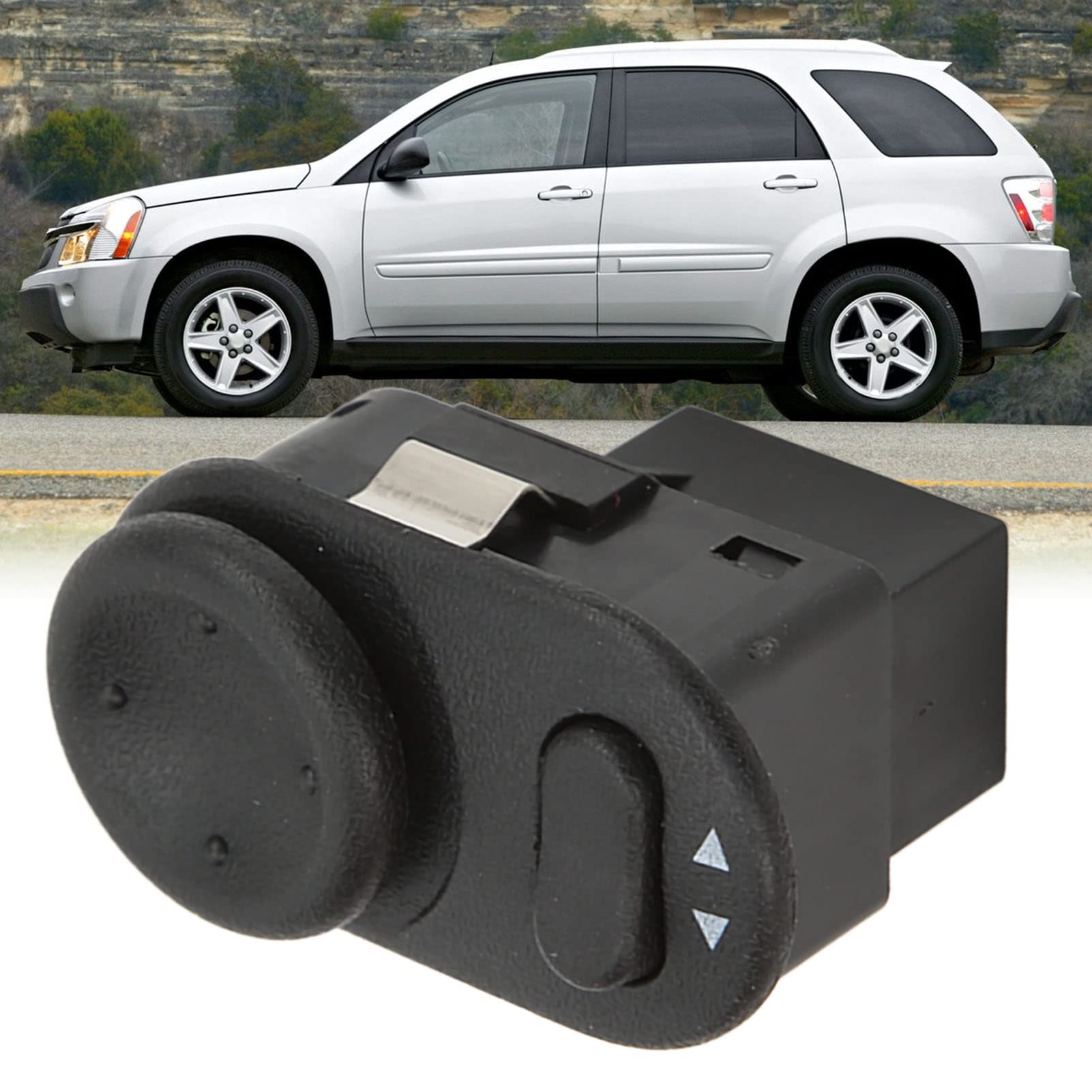 Qiilu Power Mirror Switch Replacement for H3 2007-2010 - 15250458 Side Door Mirror Control Switch for Exterior Rearview Mirrors | Perfect for Off-Roading & Daily Commuting
