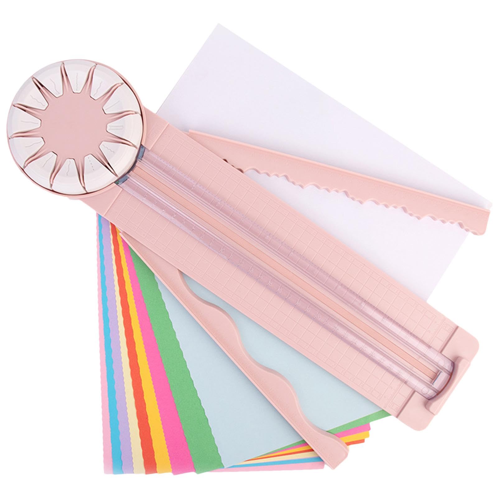 12-in-1 Multifunctional Edge Cutter for Paper Crafts - Precision Scrapbooking Trimmer with Measurements | Perfect for DIY Cards, Photos & Decorative Paper Cutting Projects