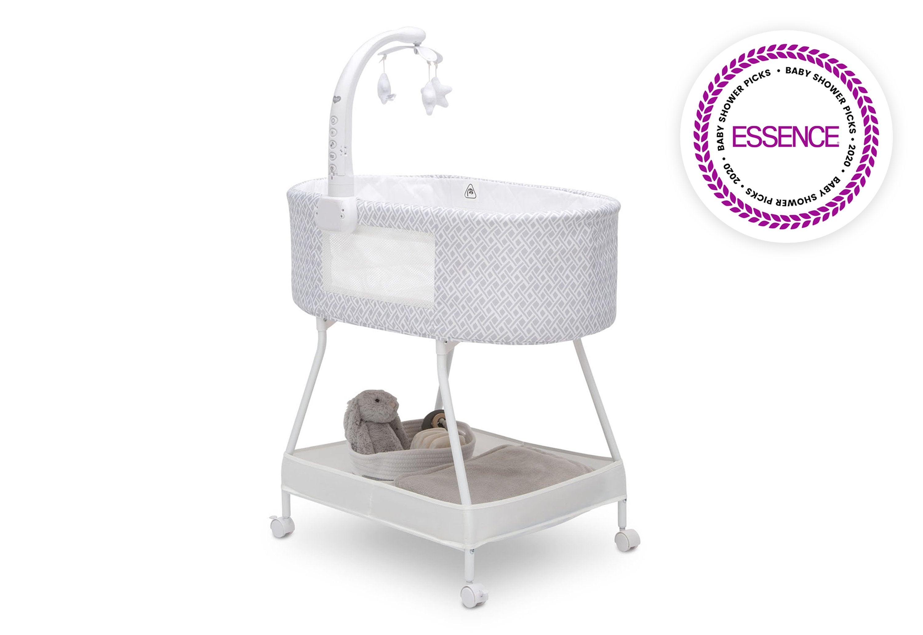 Sweet Slumber Bassinet - Portable Baby Crib for Newborns & Infants | Lightweight & Breathable Mesh Design | Perfect for Nursery, Travel & Co-Sleeping