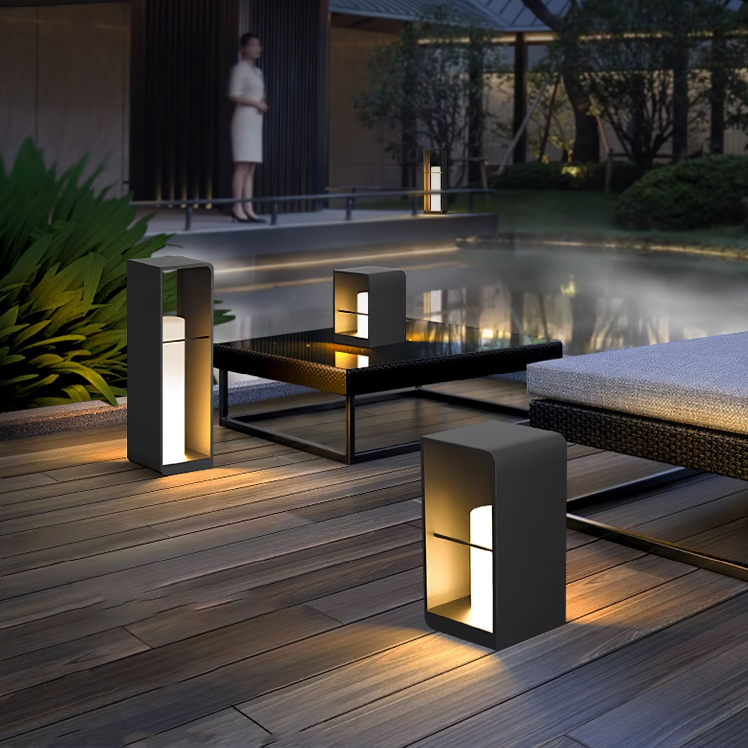 Zephyra Solar Powered Outdoor Garden Lights - Waterproof LED Landscape Lighting for Patio, Yard, Pathway, and Backyard Decor