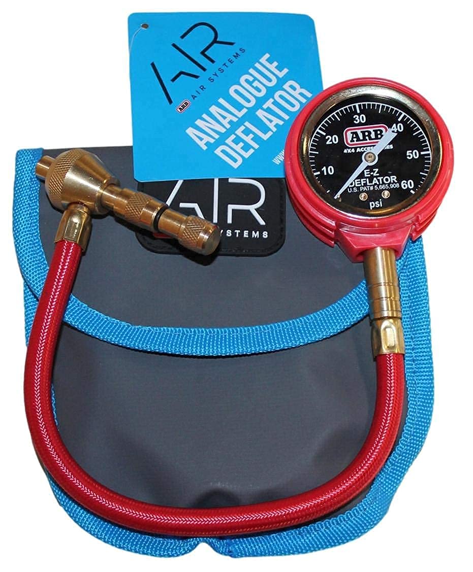 ARB ARB505 E-Z Tire Pressure Deflator Gauge Kit with ARB 10000011 Speedy Seal Tire Repair Kit - Off-Road, 4x4 & Emergency Tire Repair Solution for Jeep, Truck & SUV Adventures
