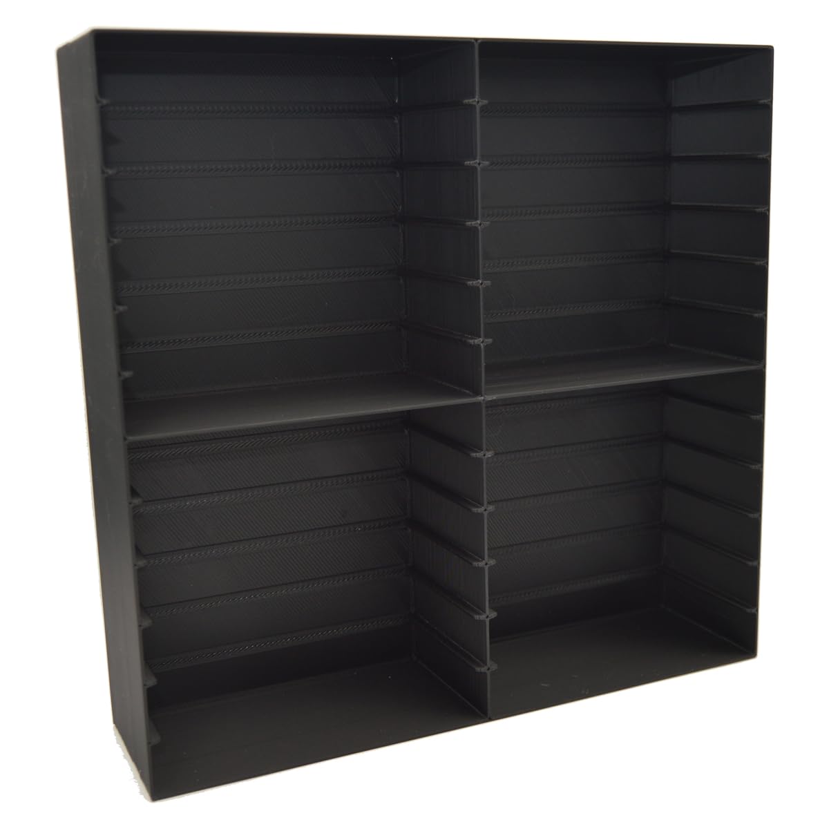 SNES Game Storage Rack - Holds 24 Super Nintendo Entertainment System Cartridges | Closed Back Design | Perfect for Game Room Organization & Collector Display