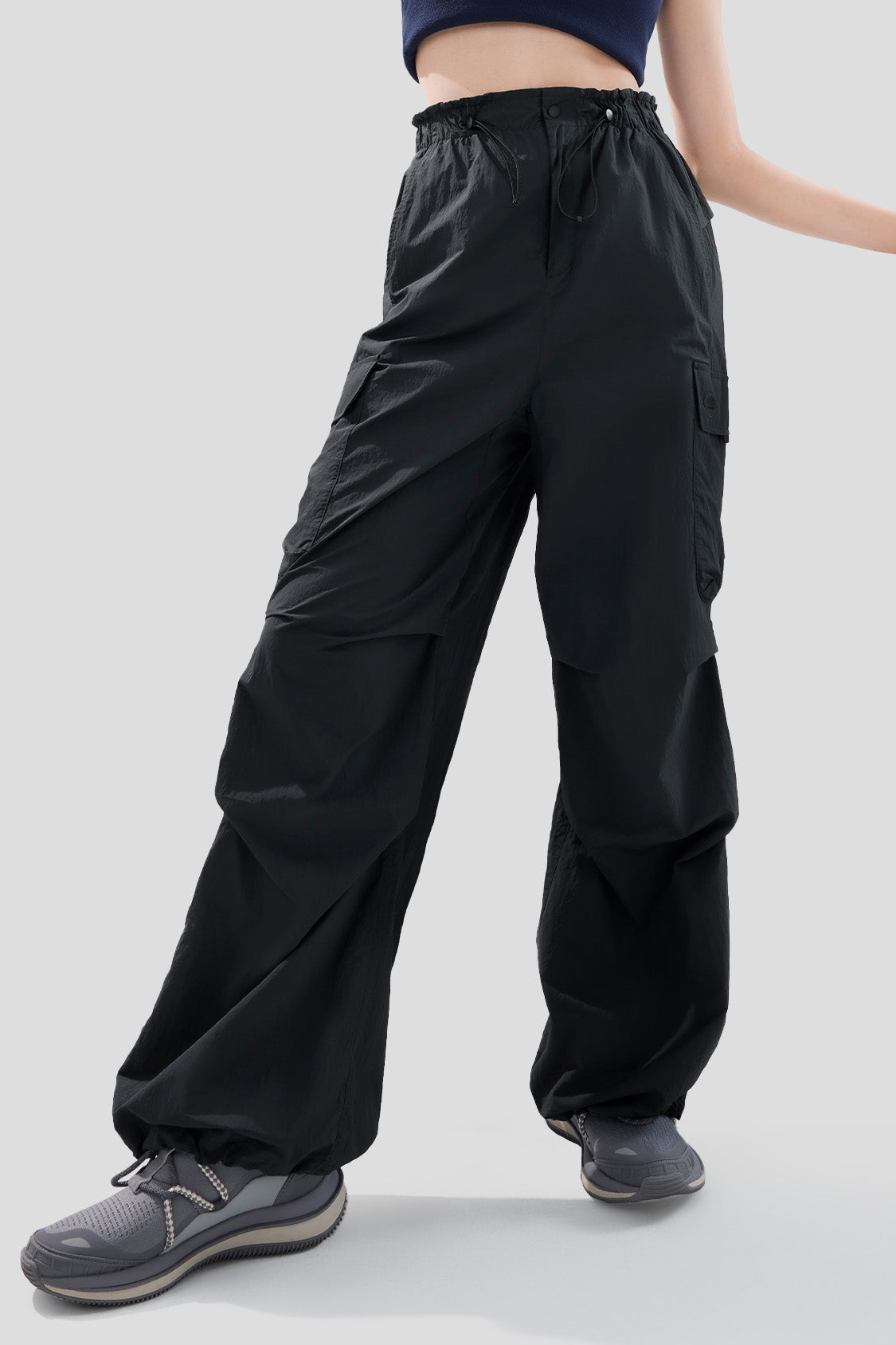 Women's Quick Dry Parachute Pants UPF 50+ Sun Protection - Lightweight Hiking Travel Yoga Outdoor Adventure Pants